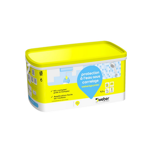 KIT COMPLET WEBER SYS PROTEC 6m² KIT ETANCHEITE SOUS CARRELAGE